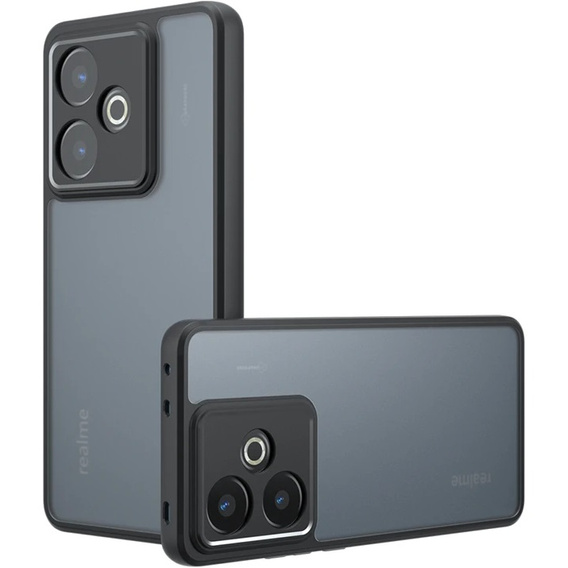 Telefontok a Realme GT 7 / 7T, Fusion Hybrid, átlátszó / fekete
