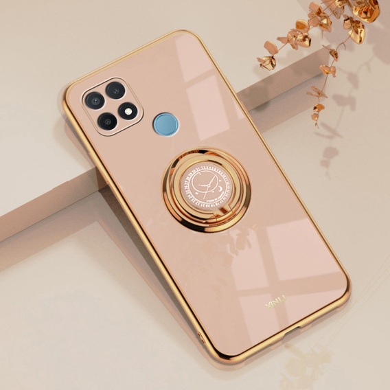 Telefontok a Oppo A15 / A15s, Electro Ring, rózsaszín