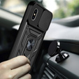 Telefontok a iPhone XR, CamShield Slide, fekete