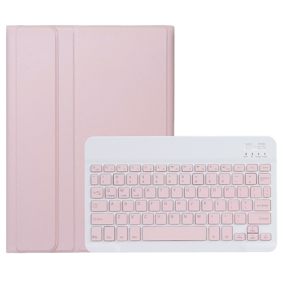 Tok + billentyűzet Apple iPad Air 11" 6 gen. 2024, Leather Pen Slot, rózsaszín rose gold