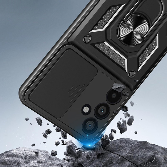 Telefontok a Samsung Galaxy S25 FE, CamShield Slide, fekete