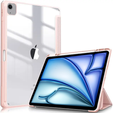 Tok Apple iPad Air 11" 6 gen. 2024 (A2902, Smartcase Hybrid, tolltartó résszel, rózsaszín