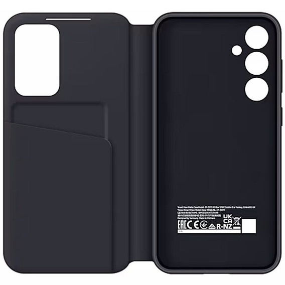 Eredeti Samsung tok a Galaxy S23 FE, S View Wallet Cover, fekete
