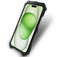Páncélozott tok iPhone 15 Plus, Aluminum Alloy, fekete