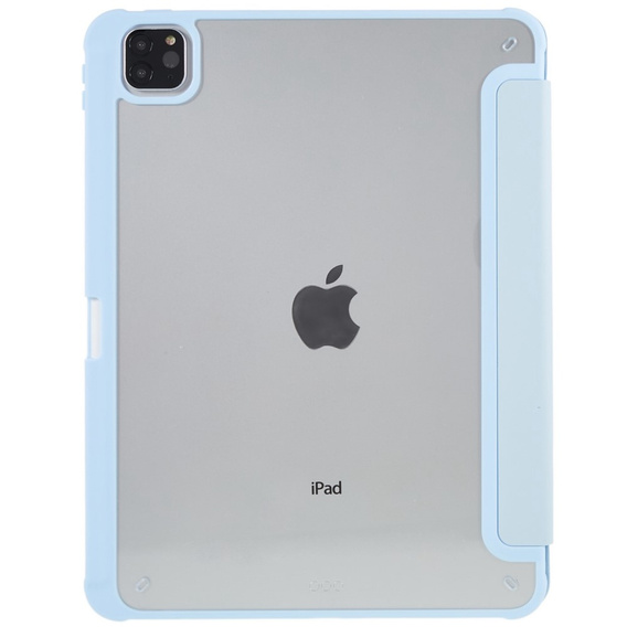 Tok iPad Pro 11 2022 / 2021 / 2020 / 2018, Smartcase Hybrid, tolltartó résszel, kék