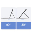 Tok + billentyűzet Apple iPad Pro 13" 7 gen. 2024, Dux Ducis TouchPad Leather Pen Slot, fekete