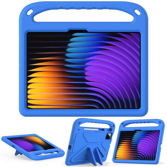 Gyermek tok Xiaomi Pad 7 / 7 Pro, fogantyúval, kék