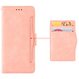 Pattintható tok a Realme GT 6 / 6T, Card Slot, rózsaszín