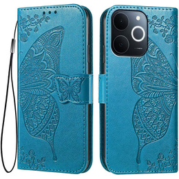 Pattintható tok a Realme Note 70T 4G, Butterfly, kék