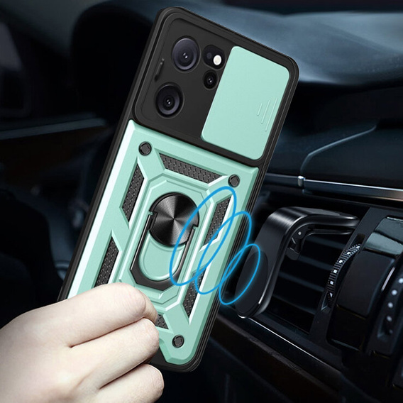 Telefontok a Xiaomi 13T / 13T Pro, CamShield Slide, zöld