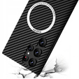 Telefontok a Samsung Galaxy S21 Ultra, Magsafe Slim Carbon, fekete