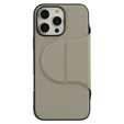X-LEVEL tok iPhone 16 Pro Max készülékhez, Magnetic Card Holder, szürke