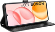 Flap tok Honor 400 Pro 5G, Wallet Rhombus, fekete