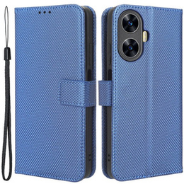 Pattintható tok a Realme C55, Wallet, Smart Magnet, kék