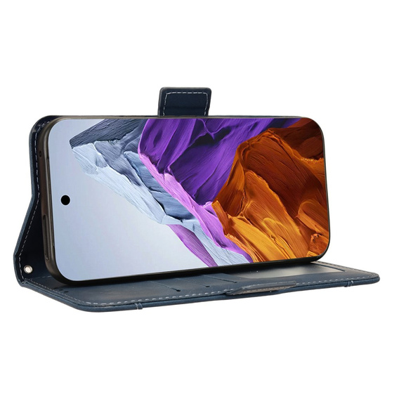 Pattintható tok a Google Pixel 9 Pro XL, Card Slot, sötétkék
