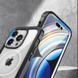 Tok iPhone 15 Pro Max, páncélozott teljes védelem 360° MagSafe, képernyőüveg, fekete