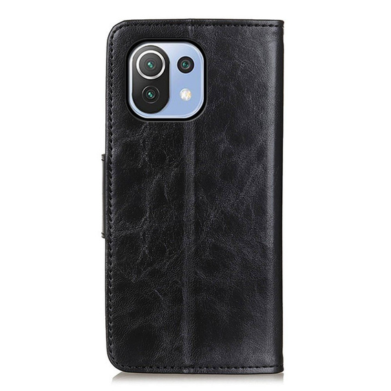 Pattintható tok a Xiaomi Mi 11 Lite / Mi 11 Lite 5G / 11 Lite 5G NE, Wallet, fekete