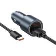 Hoco Z60 USB-A + USB-C 48 W autós töltő kábellel