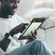 SHELLBOX IP68 vízálló tok a Apple iPad Air 11" 6 gen. 2024, fekete