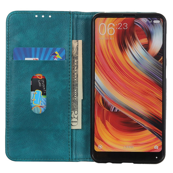 Telefontok a Motorola Moto G24 / G24 Power / G04, Wallet Litchi Leather, kék