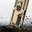 Páncélozott telefontok a Samsung Galaxy Z Fold 4 5G, Nox Case Ring, arany