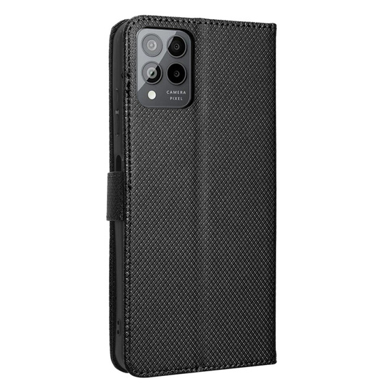 Pattintható tok a T Phone Pro 5G, Wallet Magnet, fekete