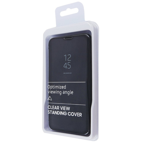 Telefontok a Samsung Galaxy A12 / M12 / A12 2021, Clear View, fekete
