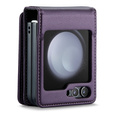 CASEME flip tok Samsung Galaxy Z Flip5 5G, Litchi Wallet, lila