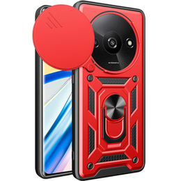 Telefontok a Xiaomi Redmi A3, CamShield Slide, piros