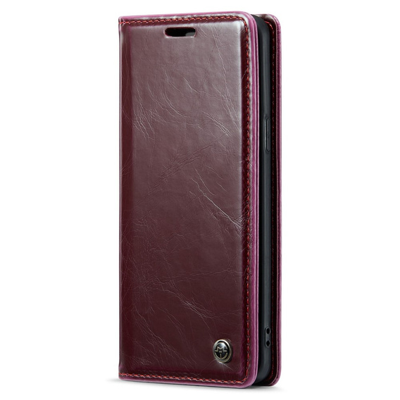 CASEME flip tok Samsung Galaxy S9+ Plus, Waxy Textured, piros