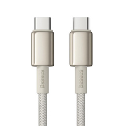 Baseus Tungsten Gold USB-C-USB-C kábel 100 W, 1 m – Titanium Galaxy, arany