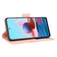 Pattintható tok a Xiaomi Redmi Note 10 Pro, Card Slot, rózsaszín