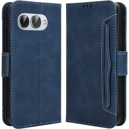 Pattintható tok a T Phone 3 5G, Card Slot, sötétkék