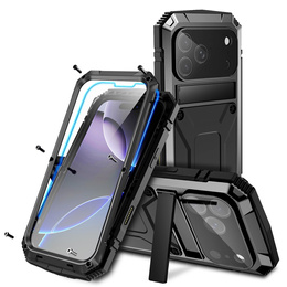 R-JUST tok állvánnyal és beépített üveggel iPhone 17 Pro Max készülékhez