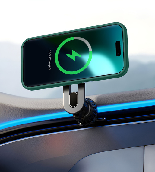 Tok iPhone 16 Plus-hoz, MagSafe, ERBORD Matt Case, zöld + képernyőüveg