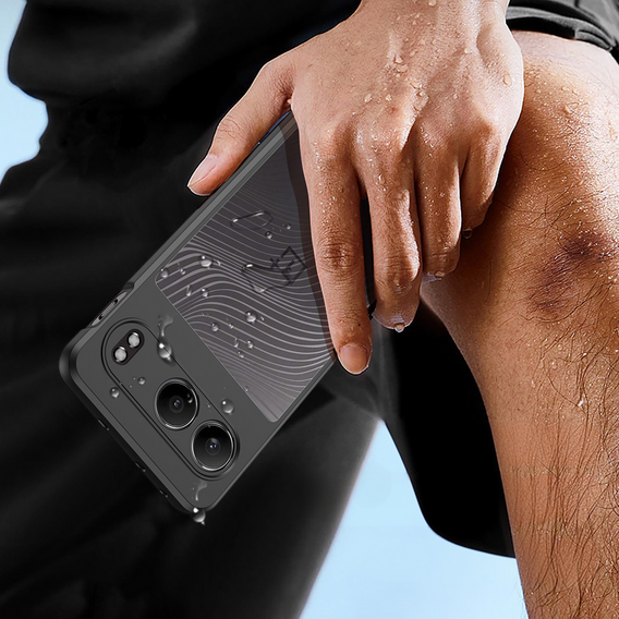 DuxDucis tok OnePlus Nord 4, Aimo case, átlátszó / fekete