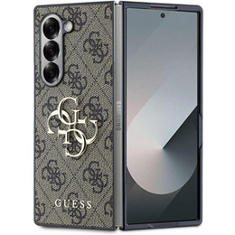 GUESS Telefontok a Samsung Galaxy Z Fold6, 4G Big Metal Logo, barna