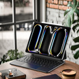 Billentyűzet tok Apple iPad Pro 13" 7th gen 2024, Dux Ducis MK Series, fekete