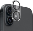 Edzett kameraüveg iPhone 16 / 16 Plus, fekete