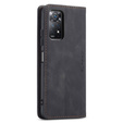 CASEME tok Xiaomi Redmi Note 11 Pro 4G/5G, Leather Wallet Case, fekete