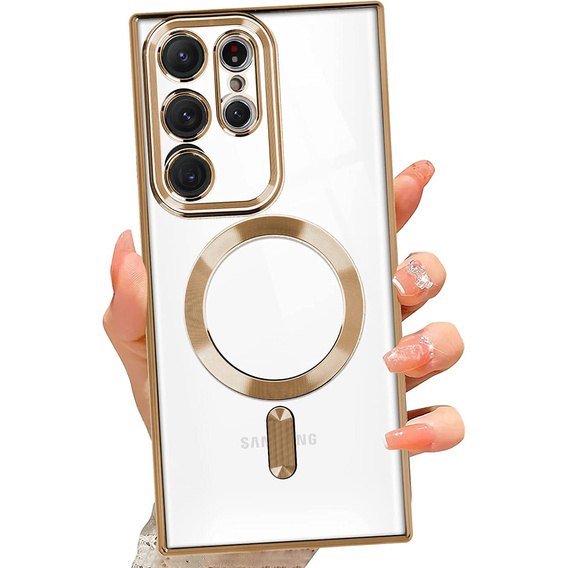 Telefontok a Samsung Galaxy S22 Ultra, MagSafe Hybrid, arany