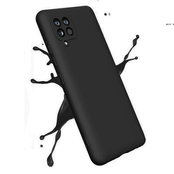 Telefontok a Samsung Galaxy A22 / M22 4G / LTE, Silicone Lite, fekete