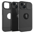 ERBORD MagSafe Cam Slider tok, fekete + képernyővédő üveg iPhone 13 / iPhone 14 készülékekhez