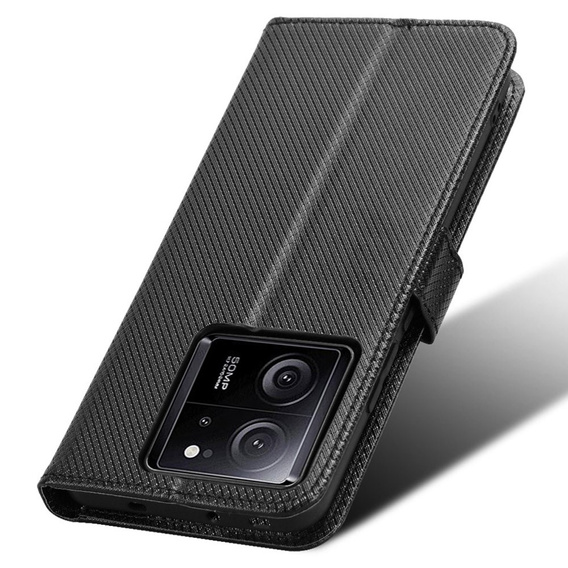 Flip tok Xiaomi 13T / 13T Pro / Redmi K60 Ultra-hez, Smart Magnet, fekete