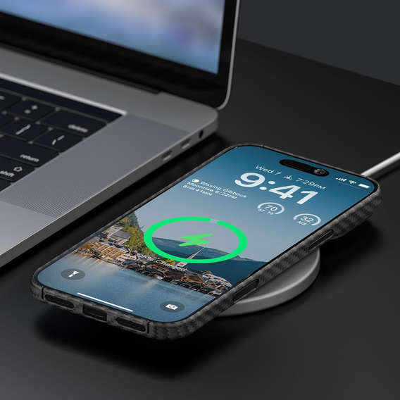 ERBORD teljes Kevlar MagSafe tok iPhone 17 Pro készülékhez