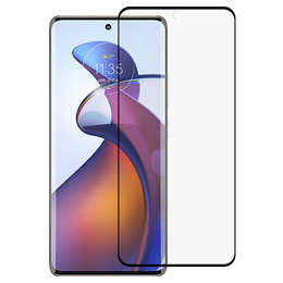 3D edzett üveg Motorola Edge 30 Fusion készülékhez, fekete