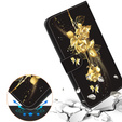 Pattintható tok a Infinix Hot 40i, Wallet, Butterfly rose