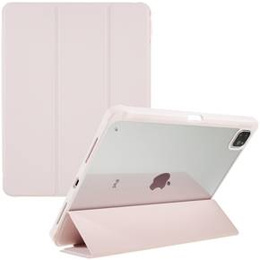 Tok iPad Pro 12.9" 2022/2021/2020 (6/5/4 gen.), Smartcase Hybrid, tolltartó résszel, rózsaszín