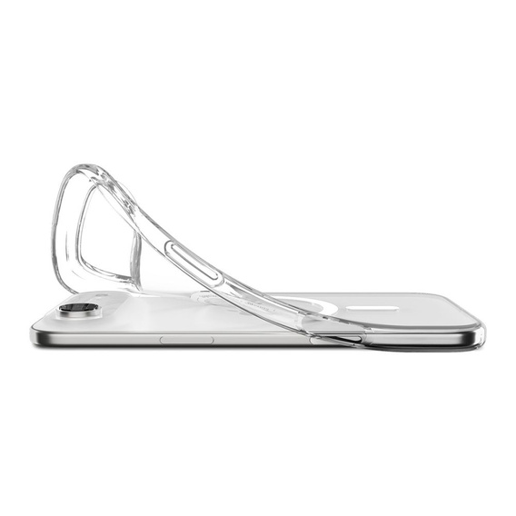 Spigen tok iPhone Air készülékhez, Liquid Crystal MagSafe, átlátszó/fehér