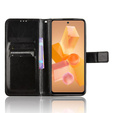 Pattintható tok a Infinix Hot 40i, Crazy Horse Wallet, fekete